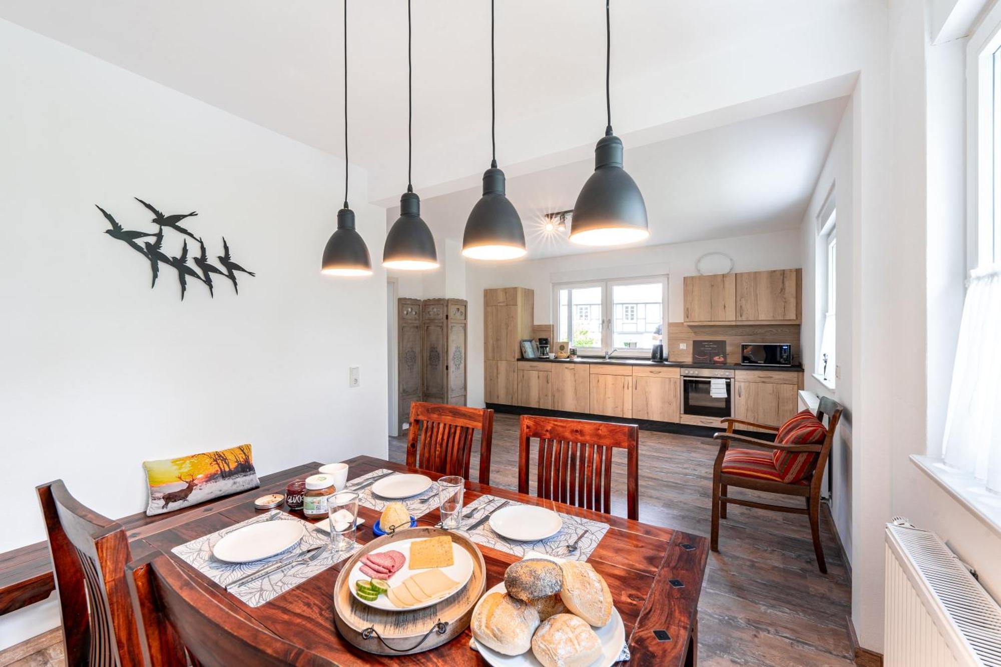 Ferienwohnung Haus An Der Lenne Lennestadt Exteriör bild